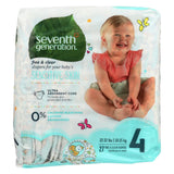 Seventh Generation Free And Clear Baby Diapers - Stage 4 - Case Of 4 - 27 Count