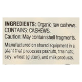 Woodstock Organic Cashews - Whole - Raw - Case Of 8 - 7 Oz.