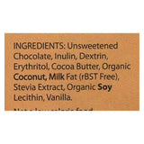 Lily's Sweets Chocolate Bar - Dark Chocolate - 55 Percent Cocoa - Coconut - 3 Oz Bars - Case Of 12