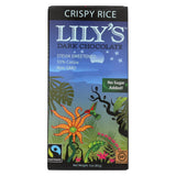 Lily's Sweets Chocolate Bar - Dark Chocolate - 55 Percent Cocoa - Crispy Rice - 3 Oz Bars - Case Of 12