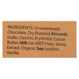 Lily's Sweets Chocolate Bar - Dark Chocolate - 55 Percent Cocoa - Almond - 3 Oz Bars - Case Of 12