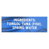 Crown Prince Tongol Tuna In Spring Water - Chunk Light - Case Of 12 - 5 Oz.