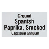 Frontier Herb Paprika Powder - Smoked - Spanish - Ground - Bulk - 1 Lb