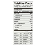 Earths Best Crackers - Organic - Crunchin Crackers - Veggie - Snack - 5.3 Oz - Case Of 6