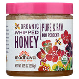 Madhava Honey Sweeteners Organic Whipped Honey - Case Of 6 - 10.5 Oz.