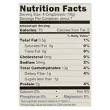 Le Pain Des Fleurs Organic Crisp Bread - Buckwheat - Case Of 6 - 4.41 Oz.