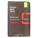 Every Man Jack Bar Soap - Body Bar - Cedarwood - 7 Oz - 1 Each