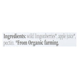 Fiordifrutta Organic Fruit Spread Lingonberry - Fruit Spread Lingonberry - Case Of 6 - 8.82 Oz.