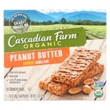 Cascadian Farm - Crunchy Granola Bars - Peanut Butter - Case Of 12 - 7.1 Oz.