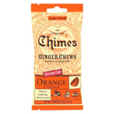 Chimes - Ginger Chews - Orange Citrus - 1.5 Oz - Case Of 12