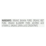 Happy Baby Food - Organic - Simple Combos - Bananas Beets And Blueberries - 6 Plus Months - Stage 2 - 4 Oz - Case Of 16