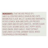 Van's Natural Foods Gluten Free Crackers - Lots Of Everything - Case Of 6 - 5 Oz.