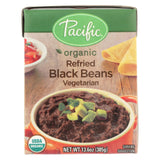 Pacific Natural Foods Refried Black Beans - Vegetarian - Case Of 12 - 13.6 Oz.