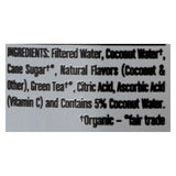 Steaz Lightly Sweetened Green Tea - Coconut Water - Case Of 12 - 16 Fl Oz.