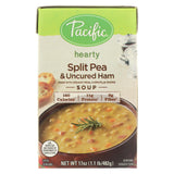 Pacific Natural Foods Uncured Ham Soup - Split Pea - Case Of 12 - 17 Oz.