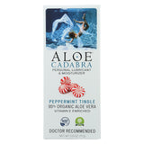 Aloe Cadabra Personal Lubricant - Peppermint - 2.5 Oz.