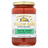 Yellow Barn Biodynamic - Tomato Basil Pasta Sauce - Case Of 6 - 19.75 Oz.