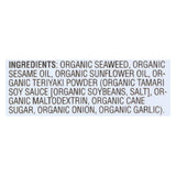 Gimme Organic Roasted Teriyaki - Case Of 12 - 0.17 Oz.