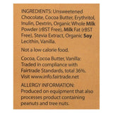 Lily's Sweets Chocolate Bar - Creamy Milk Chocolate - 40 Percent Cocoa - 3 Oz Bars - Case Of 12
