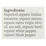 Organico Bello Basil Pasta Sauce - Tomato - Case Of 6 - 25 Oz.