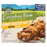 Cascadian Farm Granola Bar - Organic - Protein - Honey Roasted Nut - 8.85 Oz - Case Of 12