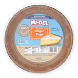 Midel Gluten Free Ginger Snaps - Pie Crust - Case Of 12 - 7.1 Oz.