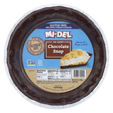 Midel Gluten Free Chocolate Snaps - Pie Crust - Case Of 12 - 7.1 Oz.