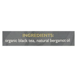 Teatulia Organic Teas - Earl Grey - Case Of 6 - 30 Count