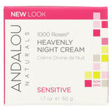 Andalou Naturals Heavenly Night Cream - 1000 Roses - 1.7 Oz