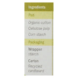 Natracare Panty Liners - Long - Wrapped - 16 Count
