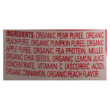 Happy Tot Toddler Food - Organic - Fiber And Protein - Stage 4 - Apple Peach Pumpkin And Cinnamon - 4 Oz - Case Of 16