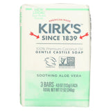 Kirks Natural Bar Soap - Coco Castile - Aloe Vera - 3 Pack - 3-4 Oz - 1 Each