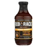 Rib Rack Bbq Sauce - Sweet Honey - Case Of 6 - 19 Oz.