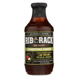 Rib Rack Bbq Sauce - Campfire Cider - Case Of 6 - 19 Oz.