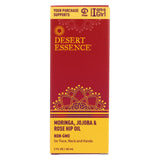 Desert Essence - Moringa Jojoba And Rose Hip Oil - 2 Oz