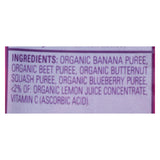 Happy Tot Toodler Food - Organic - Love My Veggies - Banana Beet Squash And Blueberry - 4.22 Oz - Case Of 16