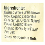 Lundberg Family Farms Organic Rice Cakes - Honey Nut - Case Of 12 - 9.6 Oz.