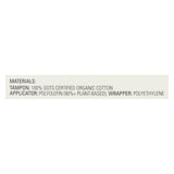 The Honest Company Cotton Tampon - Plant Based - Regular - 16 Count