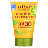 Alba Botanica - Sunscreen - Hawaiian - Spf30 - 1 Oz