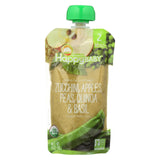Happy Baby Organic Baby Food - Zucchini - Peas - Quinoa - Case Of 16 - 4 Oz