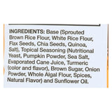 Vegan Rob's Supergrain Mini Waves Chips - Tumeric - Case Of 12 - 3.5 Oz