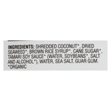Gimme Seaweed Snacks Organic Seaweed Thins - Toasted Coconut - Case Of 12 - .77 Oz