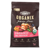 Castor And Pollux - Organix Grain Free Dry Dog Food - Small Breed Recipe - Cs Of 1-10 Lb.