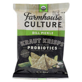 Farmhouse Culture Kraut Krisps - Dill Pickle - Case Of 24 - 1 Oz.
