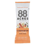 88 Acres - Seed Bars - Oats And Cinnamon - Case Of 9 - 1.6 Oz.