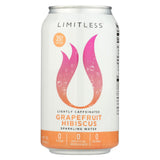 Limitless Coffee Sparkling Caffeinated Water - Grapefruit Hibiscus - Case Of 1 - 8-12 Fl Oz.