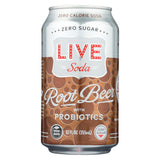 Live Soda - Soda Root Beer Probiotic - Case Of 4-6-24 Fl Oz.